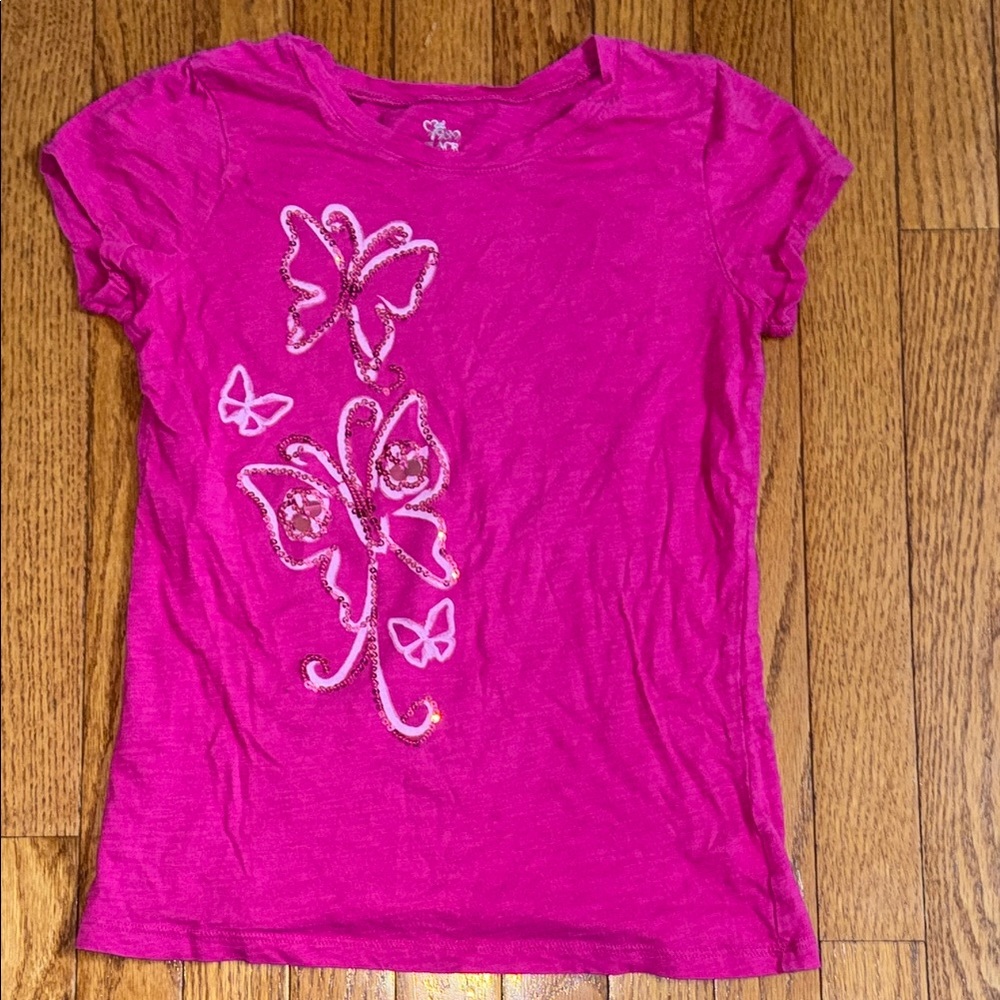 1989 Place Pink Butterfly Tee